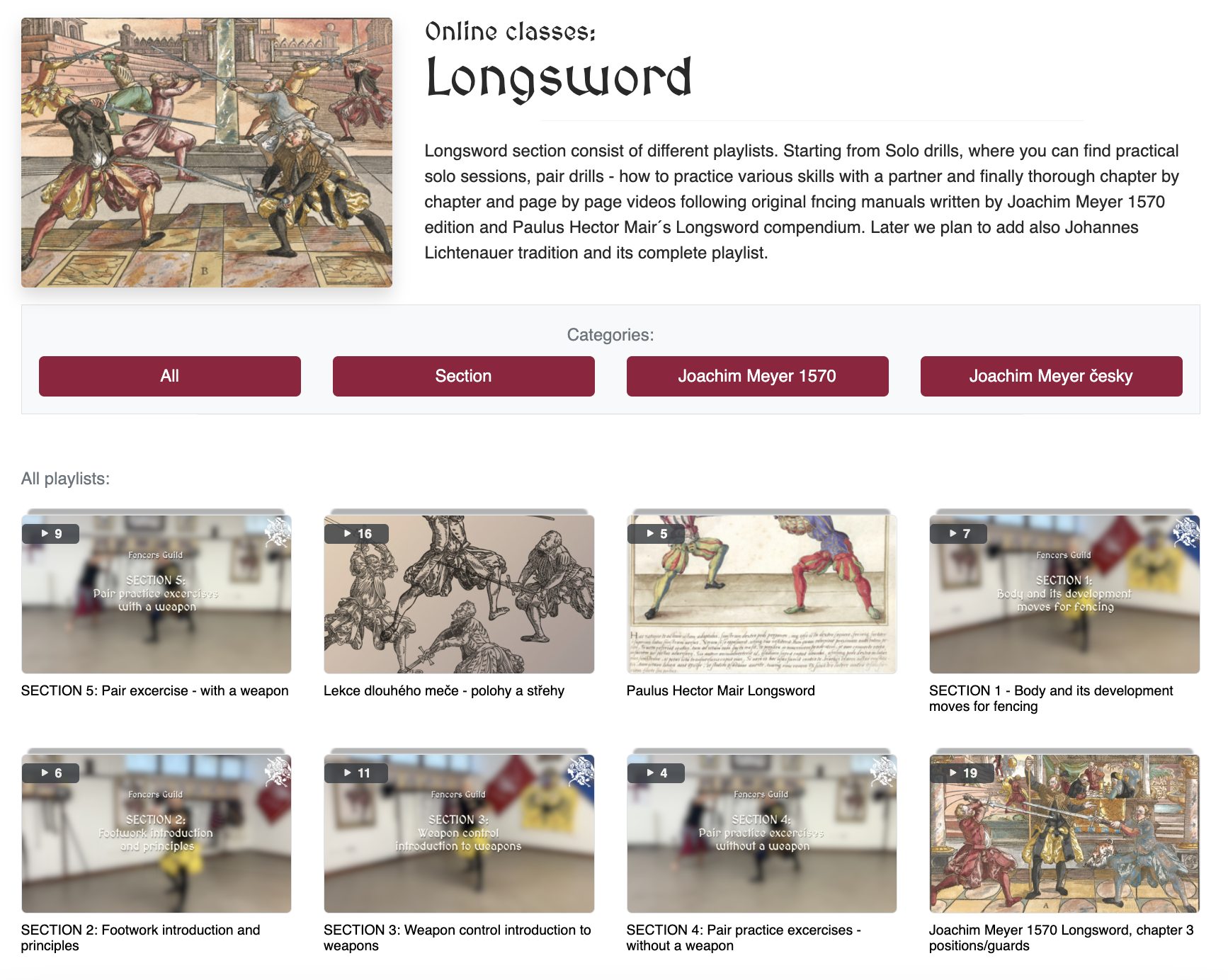 fencers guild mebership